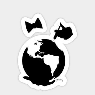 The world is sick Sticker